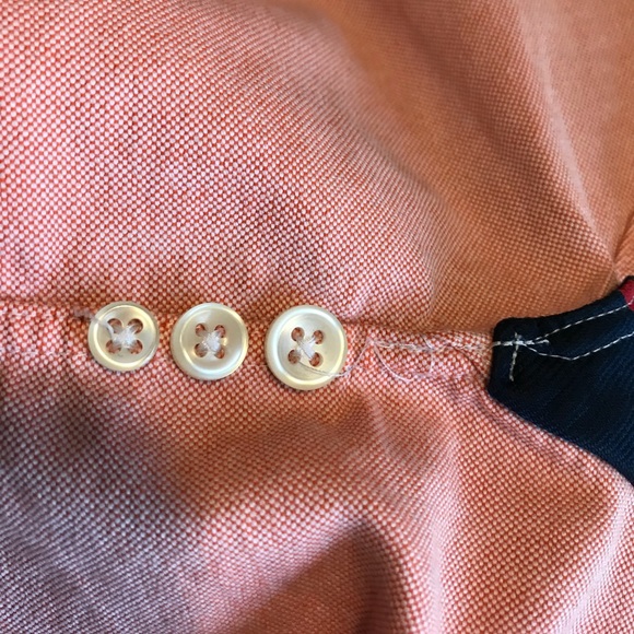 Ralph Lauren Polo Pink/Salmon button down Oxford shirt - Picture 3 of 6